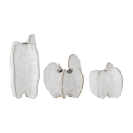 3 vases en gr�s blanc jayce - bloomingville