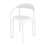 4 chaises blanches huggy bistro - maiori