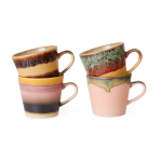 4 tasses � cappuccino en gr�s 8, 5cm vista - hkliving
