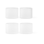 4 verres � eau givr�s ripple low - ferm living
