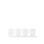4 verres givr�s 6cl 5x6cm ripple - ferm living