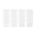 4 verres long drink givr� 9cm ripple - ferm living