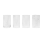 4 verres style verrine ripple - ferm living