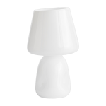 Abat - jour de lampe de table en verre opale blanc apollo - hay