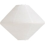 Abat - jour en papier de riz blanc 60cm diamant - hay