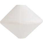 Abat - jour en papier de riz blanc 80cm diamant - hay