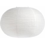 Abat - jour en papier de riz blanc ellips classic - hay