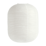 Abat - jour en papier de riz blanc oblong common - hay
