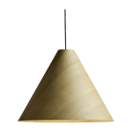 Abat - jour en placage ch�ne 35 x 45 cm degrees - hay