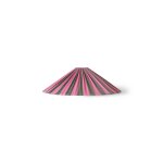 Abat - jour pliss� en bambou bicolore 44x14cm cam�lia - hkliving