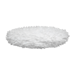 Abat - jour en plumes blanche 70 cm eos esther - umage
