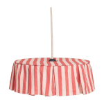 Abat - jour pour suspension en coton � rayures rouge 40cm vibes - nobodinoz
