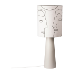 Abat - jour visage imprim� l - hkliving