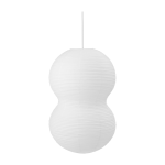 Abatjour pour suspension blanche puff twist blanc - normann copenhagen