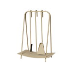 Accessoires de chemin�e en acier beige port - ferm living