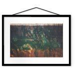 Affiche cano� encadr�e moebe noir a3 - le renard