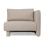 Angle droit de canap� modulable en bouclettes beige dase - ferm living