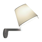 Applique bronze avec interrupteur melampo - artemide
