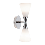 Applique duo chrome 32cm harlekin - herstal