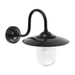 Applique en m�tal noir hudson - faro barcelona