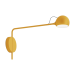 Applique murale en acier jaune ixa - artemide