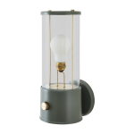Applique murale en aluminium vert 15 x 12, 5 cm the muse x farrow & ball - tala
