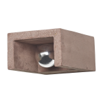 Applique murale en b�ton rouge fonc� 16x12x7, 5 cm primary shape �2 - serax