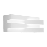 Applique murale blanche 30 cm cross - panzeri