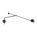Applique murale � bras en acier anthracite 110cm ixa - artemide