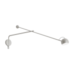 Applique murale � bras en acier blanc ixa - artemide