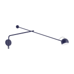 Applique murale � bras en acier bleu ixa - artemide