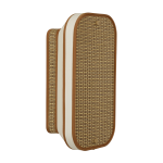 Applique murale en coton et papier beige cr�me square - market set