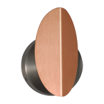 Applique murale en cuivre et graphite satin� pirouette v2 - cvl luminaires