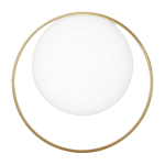 Applique murale dor�e indoor circ - estiluz