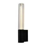 Applique murale d'ext�rieur en verre et m�tal noir 45, 5cm lewis - elements lighting