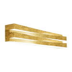 Applique murale feuille d'or 60 cm cross - panzeri