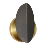 Applique murale en graphite et laiton satin� pirouette v2 - cvl luminaires
