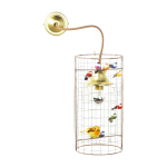 Applique murale grillage cuivr� voli�re - mathieu challi�res