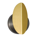 Applique murale en laiton et graphite satin� pirouette v2 - cvl luminaires