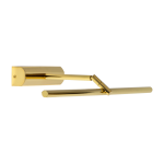 Applique murale en laiton poli dor� 41cm airy - cvl luminaires