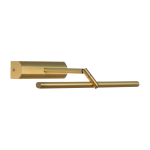 Applique murale en laiton satin� dor� 41cm airy - cvl luminaires