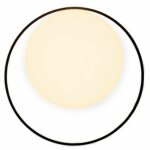 Applique murale noire indoor circ - estiluz