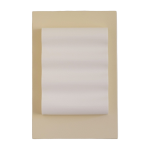 Applique murale rectangulaire en papier et aluminium laqu� 35x24cm frame - violaine d'harcourt