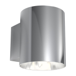 Applique murale de salle de bain en m�tal chrome 12x10cm evoke - herstal