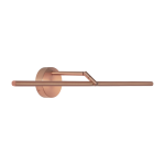 Applique murale avec socle potence en cuivre satin� 81cm airy - cvl luminaires