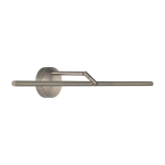 Applique murale avec socle potence en nickel satin� 81cm airy - cvl luminaires