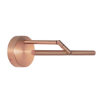 Applique murale avec socle rond en cuivre satin� 41cm airy - cvl luminaires