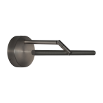 Applique murale avec socle rond en graphite satin� 41cm airy - cvl luminaires