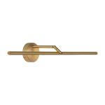 Applique murale avec socle rond en laiton satin� 81cm airy - cvl luminaires