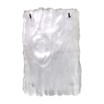 Applique murale en verre et acier blanc 16, 5x10x26cm oak - serax